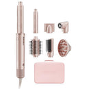 7MAGIC 7-IN-1 AIR MULTI-STYLER HAIR DRYER BRUSH AUTO-WRAP CURLERS PINK TRAVEL - Like New