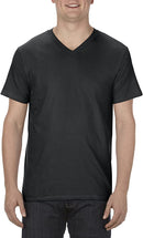 Alstyle 5300 Adult Ringspun Cotton V-Neck T-Shirt New