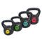 BALANCEFROM WIDE GRIP KETTLEBELL EXERCISE FITNESS WEIGHT SET - BLACK/BLUE - Like New