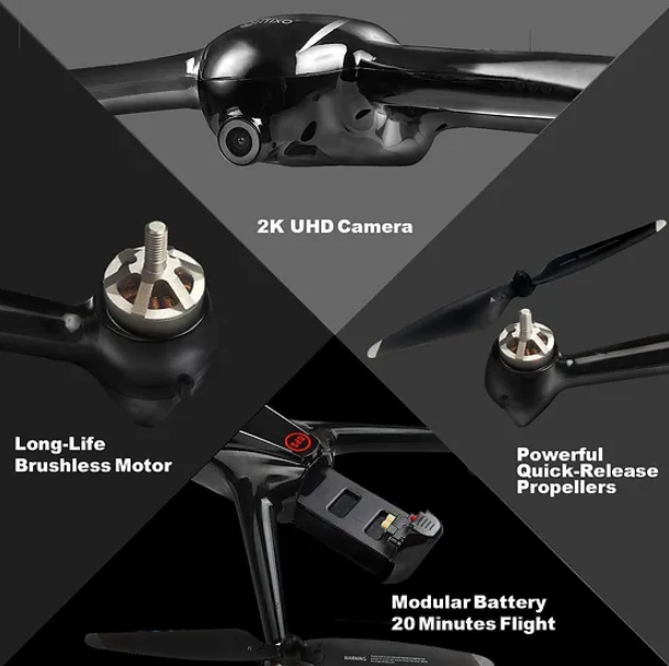 Contixo F18 RC Quadcopter Drone - Black Like New