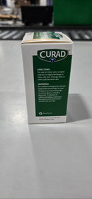 CURAD PLASTIC BANDAGE, ALL PURPOSE PROTECTION, 4-SIDED SEAL, 60 BANDAGES - Brand New