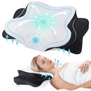 DONAMA CERVICAL PILLOW FOR NECK AND SHOULDER KING SIZE BLK WHITE - Brand New