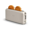 BELLA 2 SLICE SLIM TOASTER, 6 SETTING SHADE CONTROL, T30184, OATMILK - Like New