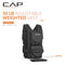 CAP BARBELL ADJUSTABLE WEIGHTED VEST VARIOUS SIZES-50LBS HHWV-CB050 - BLACK - Like New