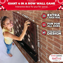 SWOOC Games Wall Mounted Giant 4 in A Row 60% Quieter Jumbo Size - Natural - Like New