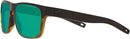 COSTA Del Mar Men's Spearo Square Sunglasses - 06S9008 - Green / Matte Black - Like New