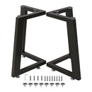 ADYLEGS Metal Table Legs 71 cm V Shape Black for Dining Table & Desk - Brand New