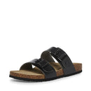 Madden Girl Women's Brando Slide-On Sandal Black Paris Size 8 - Like New