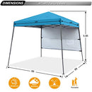 ABCCANOPY STABLE POP UP BEACH TENT BACKPACK TENT SKY BLUE - Like New
