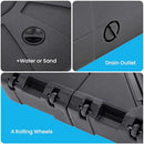 HOME ZONE LIVING 220LBS OFFSET CANTILEVER ROMA PRE-ASSEMBLED 34" SQUARE - BLACK - Like New