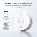 SITERWELL SMOKE DETECTORS 10 YEAR SEALED BATTERY GS886-H04-6 PACK - WHITE - Like New