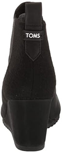 TOMS WOMEN'S BAILEY ANKLE BOOTS,BOOTIES FOR WOMEN SIZE WOMEN 9.5 BLACK - Like New