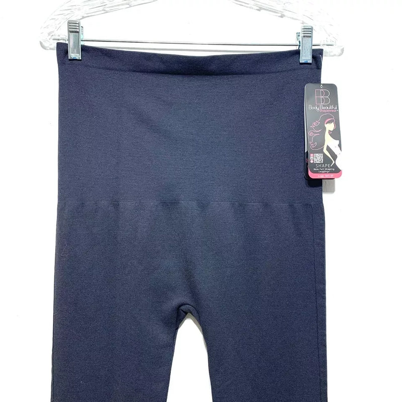 BODY BEAUTIFUL SHAPEWEAR STRETCH YOGA LEGGINGS FULL LENGTH SIZE L/XL - BLACK - Brand New