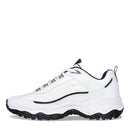 237761 SKECHERS MEN'S, E'LITE AFTERBURN WALKING SHOE WHITE/NAVY Size 11 - Brand New