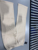 BLUE ICE HEAVYWEIGHT WIDE LEG LOOSE FIT FLEECE SWEATPANTS - WOMEN L - CREAM - Brand New