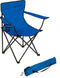 TRADEMARK INNOVATIONS FOLDING OUTDOOR BEACH CAMP CHAIR - BLUE - Like New