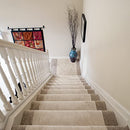 LAMINET Grey Non-Slip Washable Stair Covers for Carpeted Stairs 9'L x 30"W - Brand New