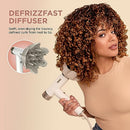 SHARK HAIR DRYER SPEEDSTYLE CURLY AND COILY HAIR HD332 - WHITE - Like New