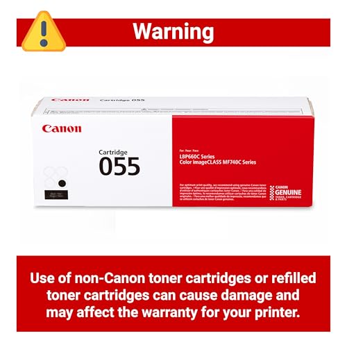 CANON GENUINE 055 BLACK TONER CARTRIDGE COMPATIBLE - BLACK - Brand New