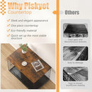 Piskyet Dog Crate Top Covers Wood Counter Top for 30 inch Dog Cage -Rustic Brown - Like New