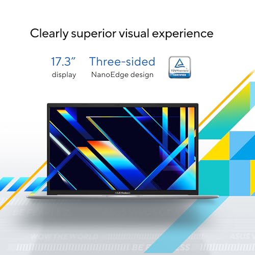 ASUS Vivobook 17.3” FHD Intel 7 150U 16GB 512GB SSD F1704VAP-AS74 - Cool Silver - Like New