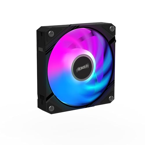 GIGABYTE AORUS EZ CHAIN FAN 120, 120MM COMPUTER CASE FAN GP-ECFAN1201 - BLACK - Brand New