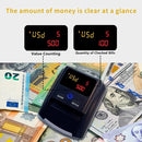 BISOFICE Counterfeit Bill DetectorPortable Money Counter Machine - Black - Like New