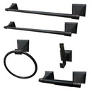 KINGSTON BRASS MONARCH COLLECTION BATH HARDWARE SET BAHK61212478ORB - BLACK - Brand New