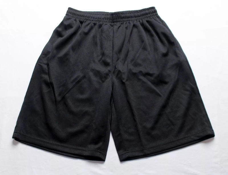 JUMP START BOY DRAWSTRING WAISTBAND ATHLETIC SHORTS - SIZE: MEN 3XL - BLACK - Brand New