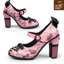 HOT CHOCOLATE DESIGN CHOCOLATICAS LINGERIE WOMEN'S MARY SIZE: 6 - PINK/BLACK - Like New