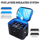 Haimont Heavy Duty 12 Can Soft Cooler Insulated Leakproof Soft Sided - Black - Brand New