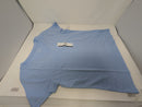 TIME AND TRU WOMEN'S COTTON V-NECK TEE SHORT SLEEVES - SIZE: XS  - POLISHED BLUE - Brand New