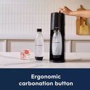 SODASTREAM TERRA SPARKLING WATER MAKER WITH CO2 AND CARBONATING BOTTLE - BLACK - Like New