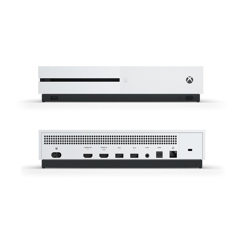 For Parts: Microsoft Xbox One S 1TB - WHITE (234-00347) - PHYSICAL DAMAGE AND NO POWER