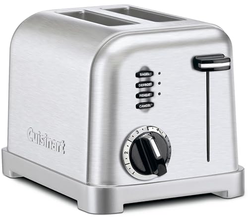 CUISINART CPT-160 METAL CLASSIC 2-SLICE TOASTER, BRUSHED STAINLESS - STAINLESS - Like New
