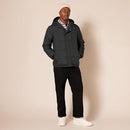 AE2018150 AMAZON ESSENTIALS MEN'S HEAVYWEIGHT HOODED PUFFER COAT SIZE 2XL Black - Like New