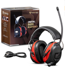 RebelTech Gear digital radio headphones BLACK/RED B0BJQVY1H5 - Like New