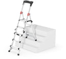 HAILO TL100 TOPLINE TELESCOPIC STEPLADDER - SILVER - Like New