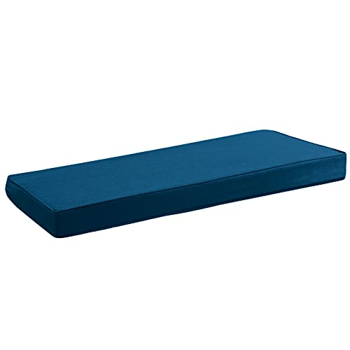Sweet Home Collection Patio Furniture Cushions Outdoor Bench X18" W42" - Teal - Brand New