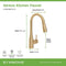 SYMMONS SERENO SINGLE-HANDLE PULL-DOWN KITCHEN FAUCET (1.5 GPM) - BRUSHED BRONZE - Like New