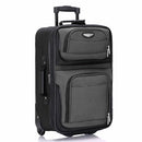 TRAVEL SELECT AMSTERDAM SOFTSIDE EXPANDABLE ROLLING LUGGAGE, 21" H - GRAY - Brand New
