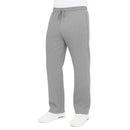 BLUE ICE MEN'S ULTRA HEAVYWEIGHT FLEECE SWEATPANTS OPEN BOTTOM S - HEATHER GRAY - Brand New