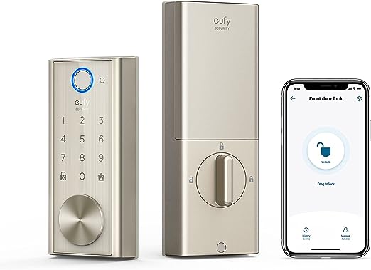 Eufy Security Smart Lock S231 Fingerprint Keyless Touchscreen Keypad - T8520141 Like New