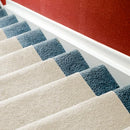 LAMINET Grey Non-Slip Washable Stair Covers for Carpeted Stairs 9'L x 30"W - Brand New
