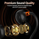 Ortizan Open Ear Headphones Bluetooth 5.3 Wireless Air Conduction I10 - Black - Like New