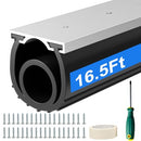 alophoty 16.5FT Garage Door Seal Bottom Kit, Heavy Duty EPDM Rubber U+O Ring - Brand New
