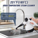 GLOIL HANDHELD STEAM CLEANER FOR HOME, MULTIPURPOSE EM-301 - WHITE - Like New