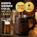 MyFancyCraft Set of 6 Beer Mug 20 OZ - Tankard Mug - Beer stein B06X9LNZPJ - Brand New