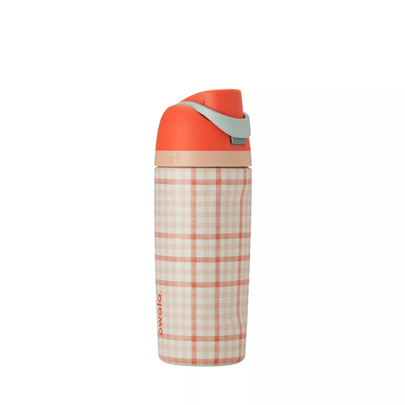 OWALA SPECIAL 16OZ STAINLESS STEEL INSULATED WATER BOTTLE - GINGHAM GETAWAY - Like New