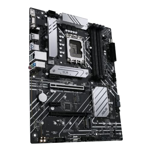 ASUS PRIME B660-PLUS D4 LGA 1700 (12THGEN) ATX MOTHERBOARD PCIE 4.0, DDR4 -BLACK - Like New